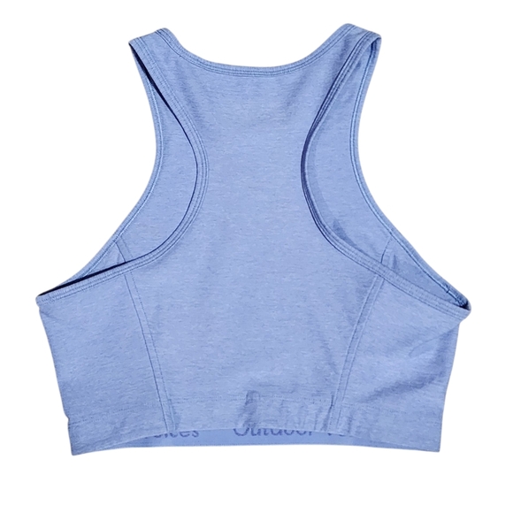 Outdoor Voices Athena Cropped Baby Blue Racerback Top Small - Picture 2 of 6